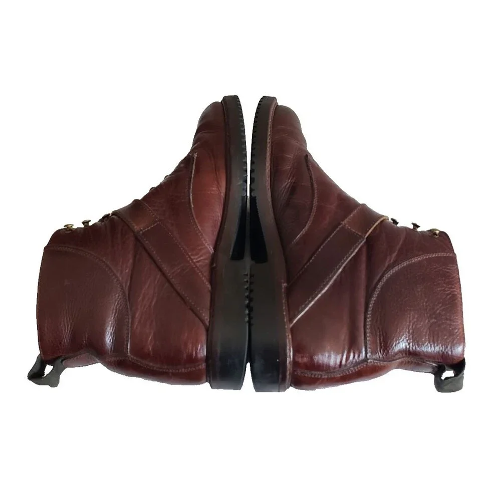 Vintage Cole Haan Country Brown Leather Chukka Ankle Boots Men's Size 9.5M 6321